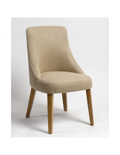 Oakwood and Linen Chair