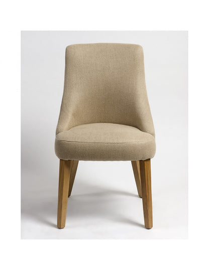 Oakwood and Linen Chair
