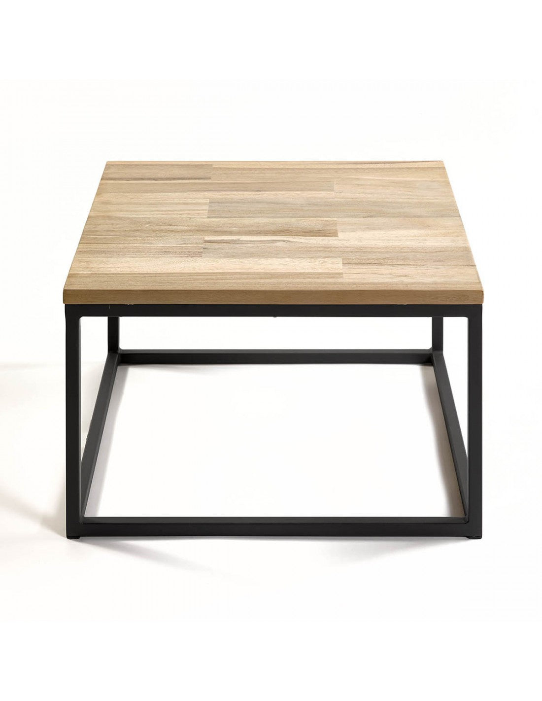 Graphite and teak outdoor coffee table