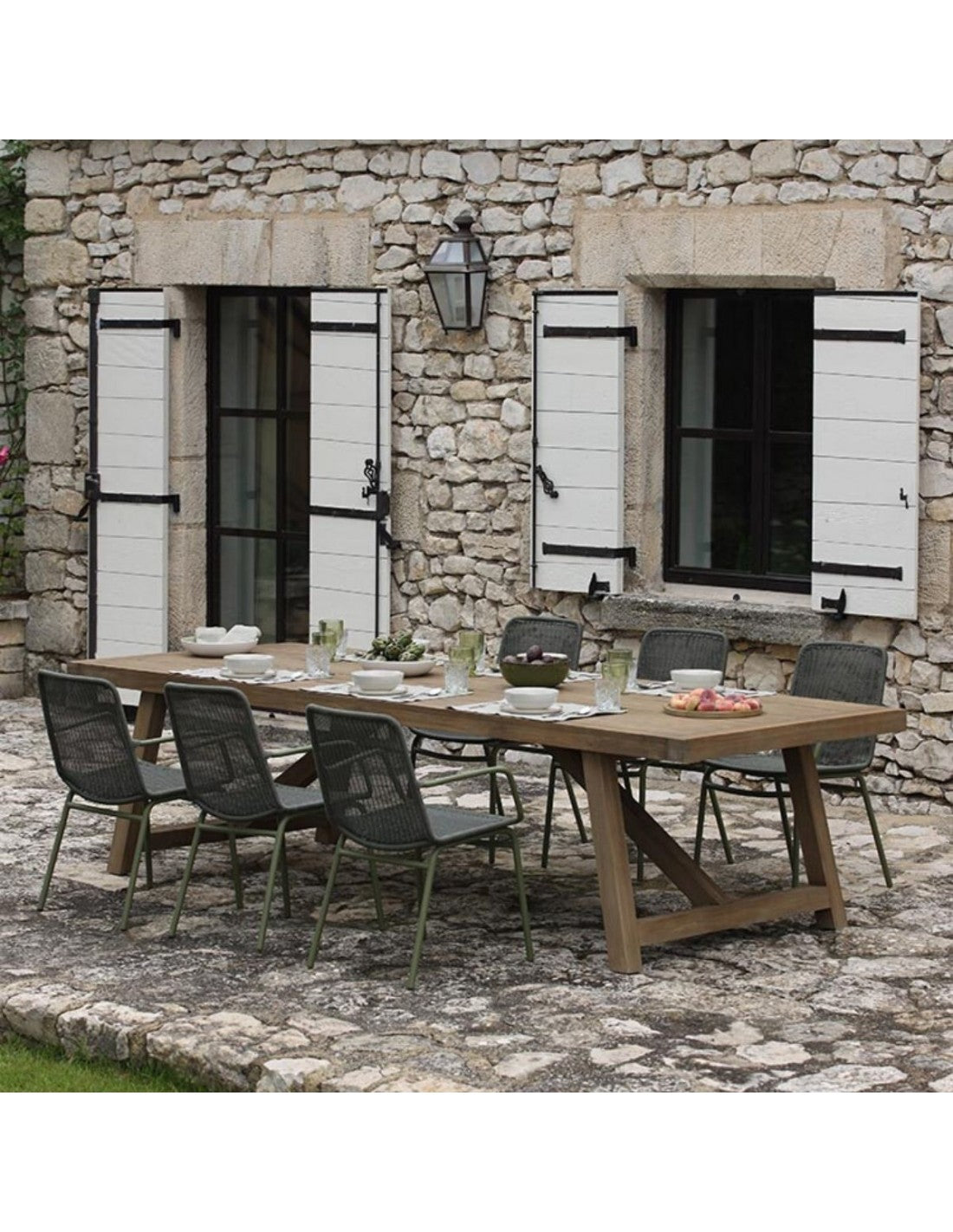 Mesa de comedor madera de teca