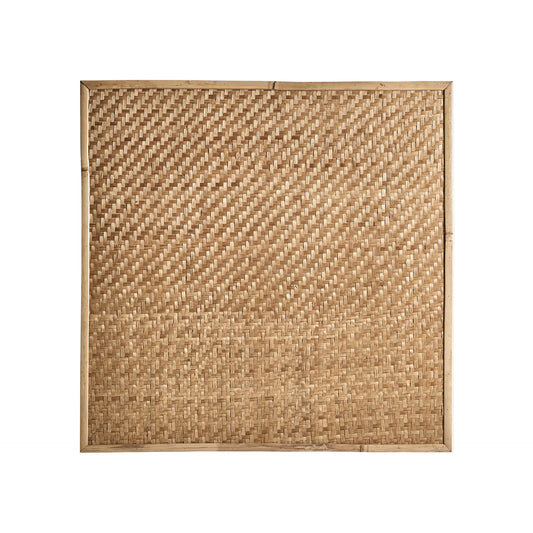 Panel Decorativo Blaj en fibra natural marrón – Estilo boho