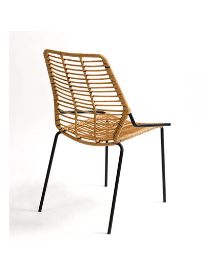 Stackable rattan chair