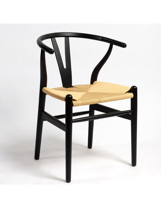 Black armchair