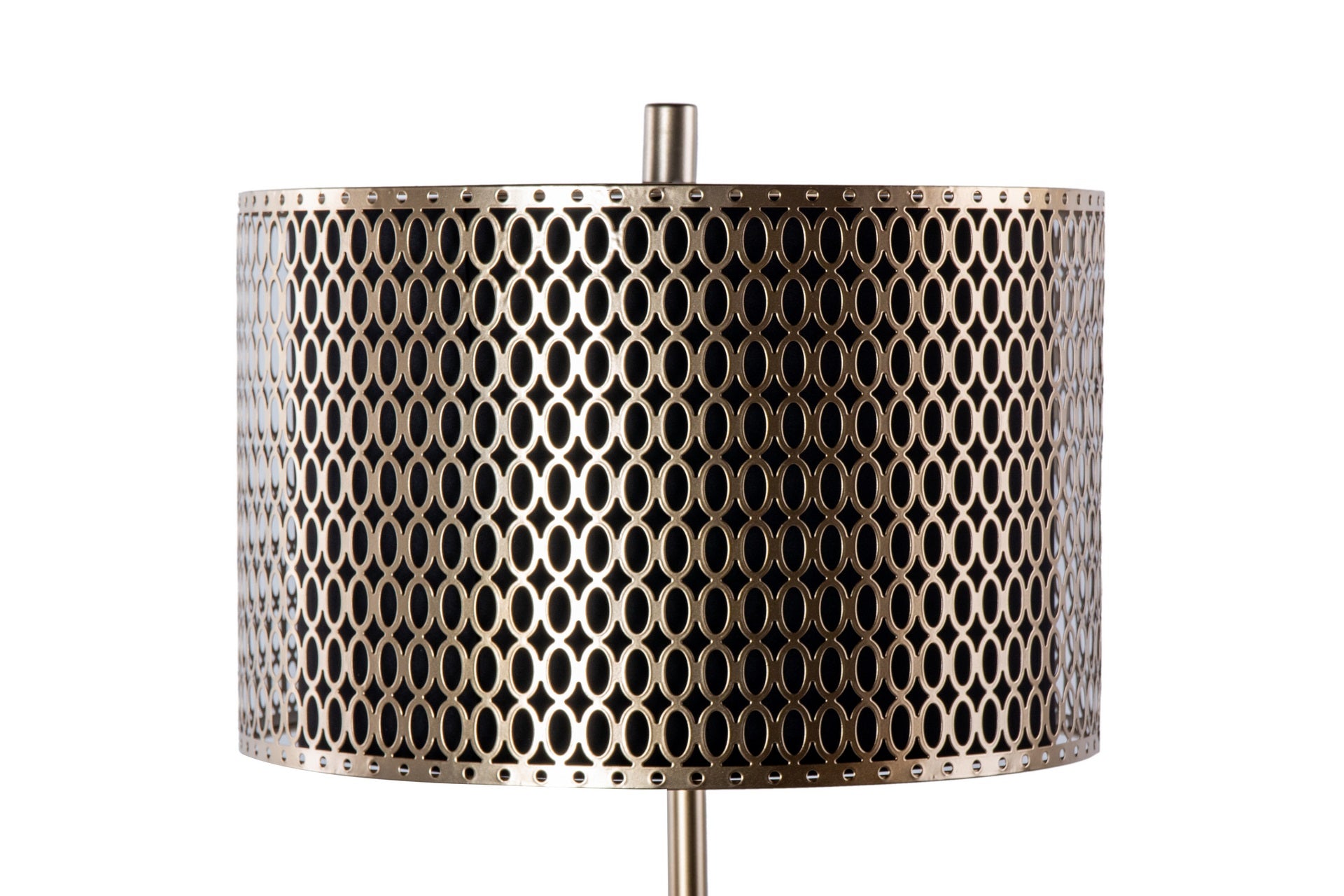 Lámpara Suelo Metal Negra-dorada 41x41x164 Cm - Lámparas de pie - Granada Maison