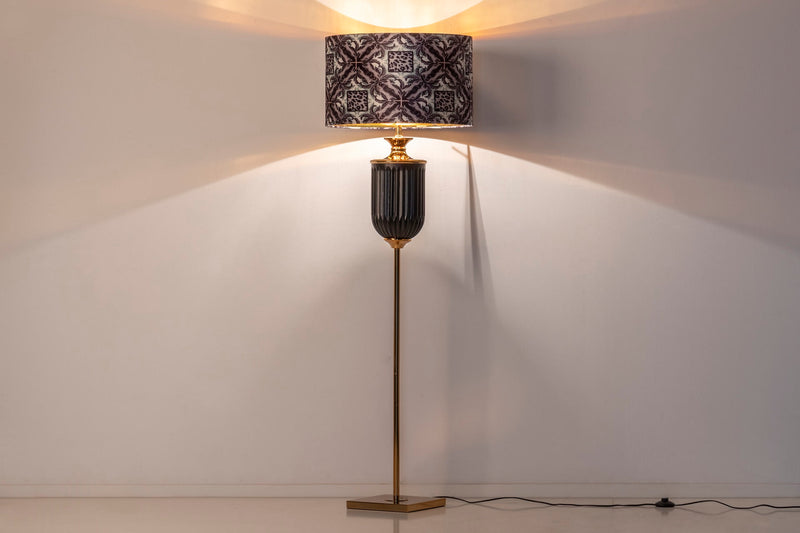 Leopard Glass Floor Lamp 50X50X165 Cm