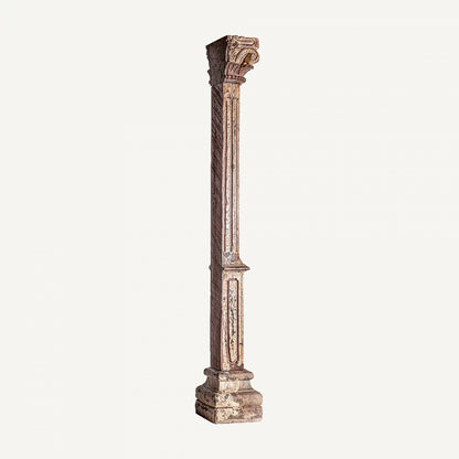 Columna Dasha - Étnico - Madera De Teka - 31cm x 31cm x 25cm - Muebles Auxiliares - Granada Maison