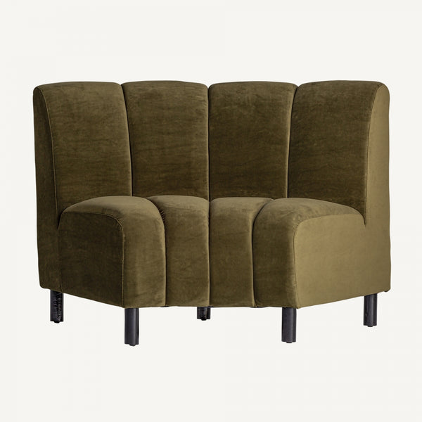 Sofá Modular Suhl - Art Deco - Terciopelo - 120cm x 74cm x 71cm - Sofas - Granada Maison