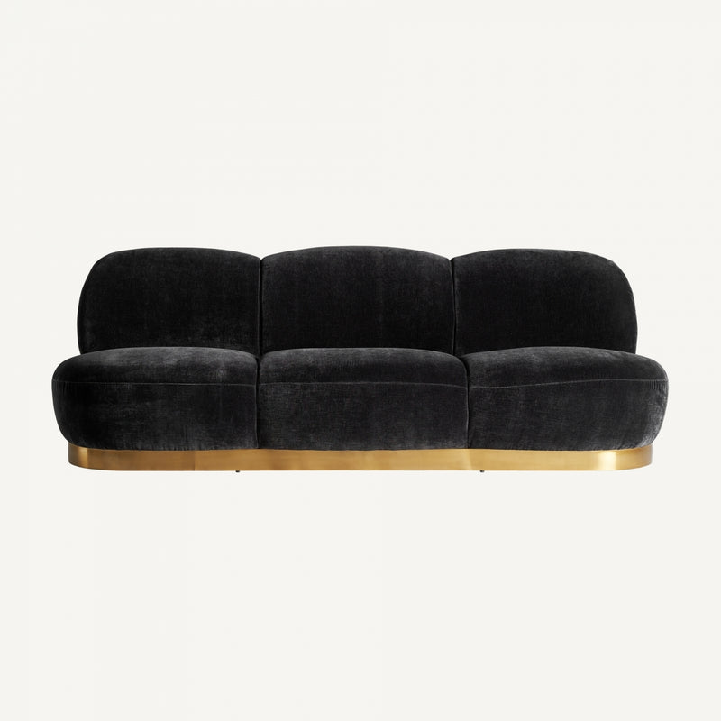 Sofá Balsot en Color Negro/Oro - Sofas - Granada Maison