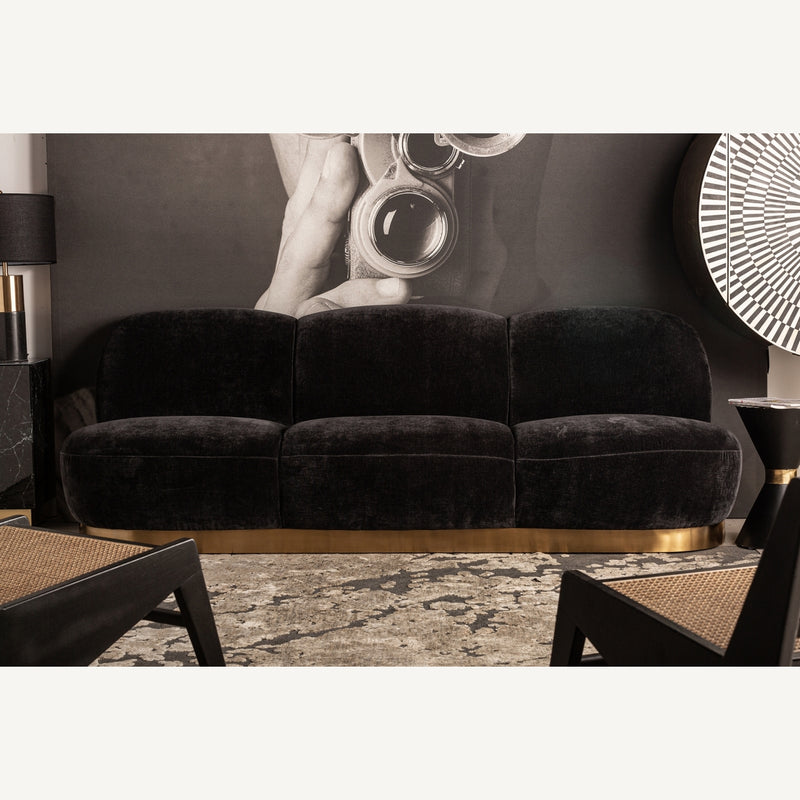 Sofá Balsot en Color Negro/Oro - Sofas - Granada Maison