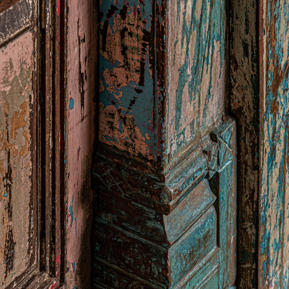 Puerta Fanya en Color Tonos De Azul - Muebles Auxiliares - Granada Maison