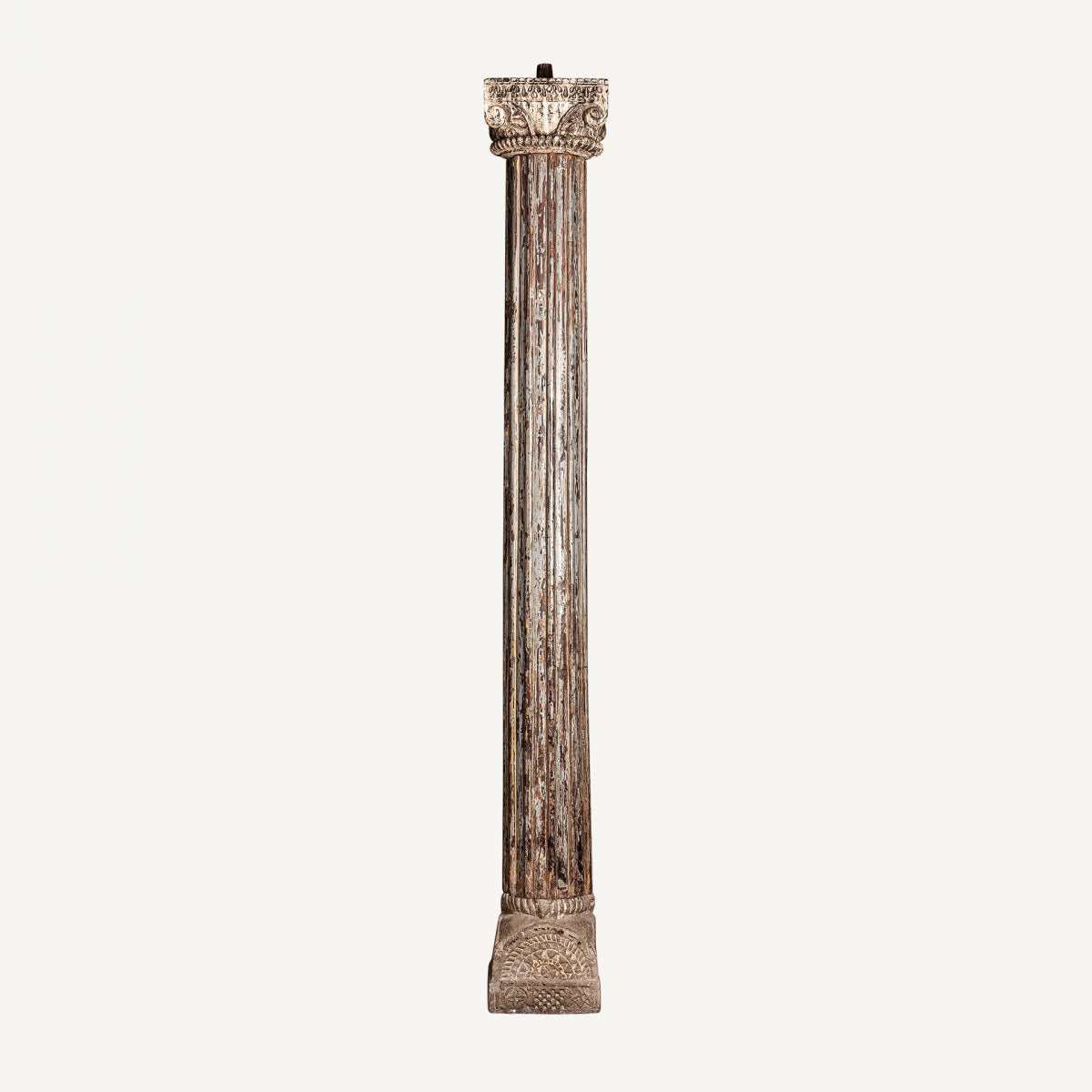 Columna Hallie en Color Marrón - Muebles Auxiliares - Granada Maison