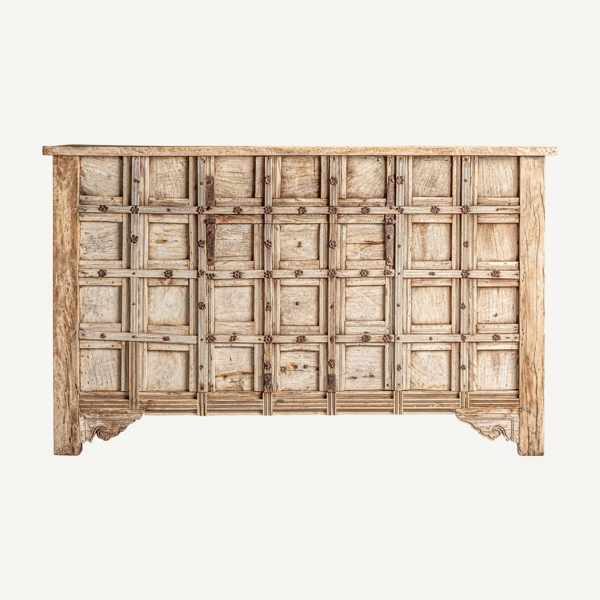 Consola Tavel - Étnico - Madera De Teka - 150cm x 51cm x 80cm - Consolas - Granada Maison