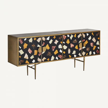 Buffet Ablis - Art Deco - Hierro - 183cm x 41cm x 70cm - Buffets - Granada Maison