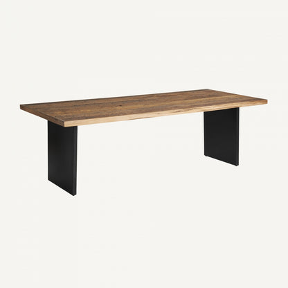 Mesa Comedor Uzor - Industrial - Madera De Shorea - 250cm x 105cm x 76cm - Mesas De Comedor - Granada Maison