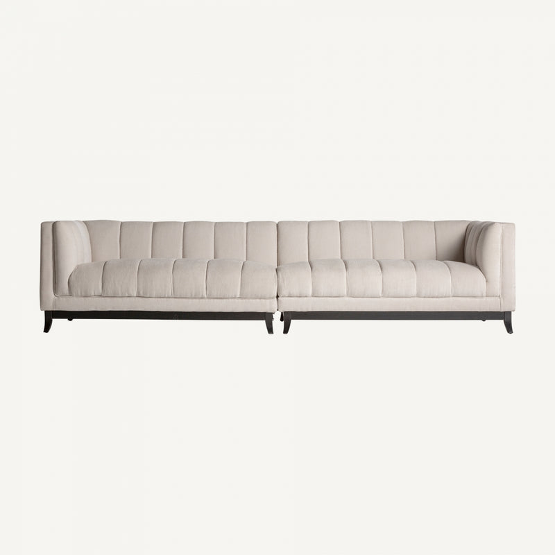 Sofá Modular Luttach - Art Deco - Madera De Caucho - 97cm x 148cm x cm - Sofas - Granada Maison