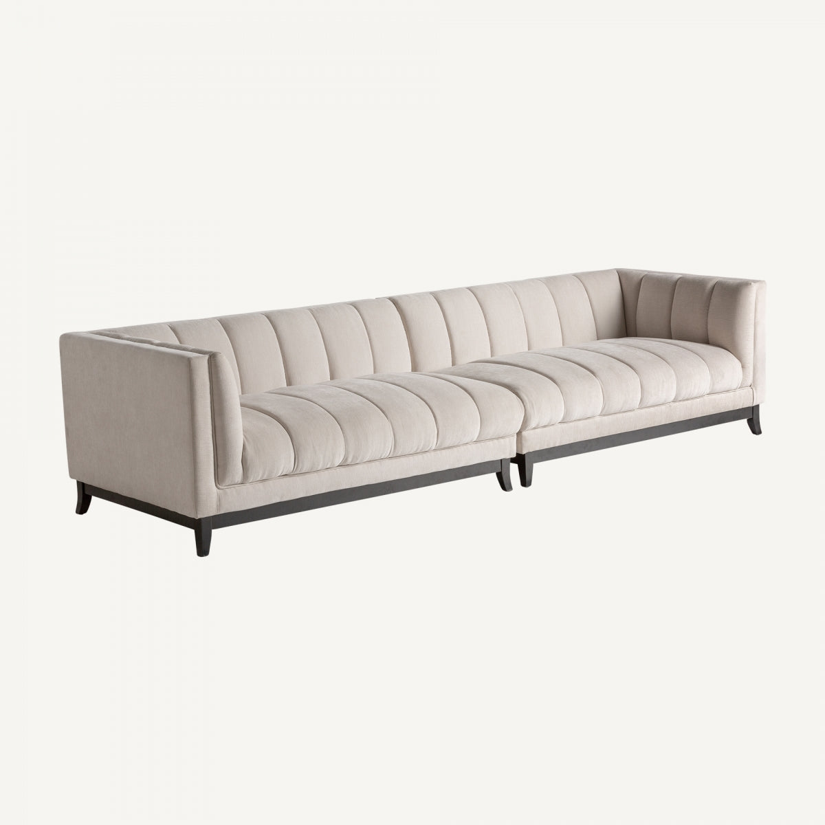 Sofá Modular Luttach - Art Deco - Madera De Caucho - 97cm x 148cm x cm - Sofas - Granada Maison