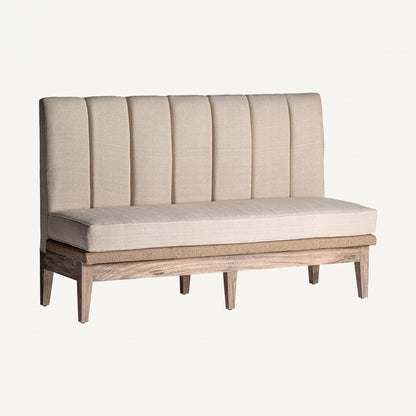 Sofá Bar Retz - Provenzal - Madera De Teka - 174cm x 63cm x 71cm - Sofas - Granada Maison