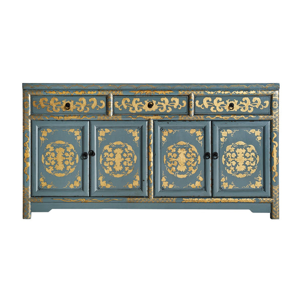Buffet Singapur en Color Gris/Oro