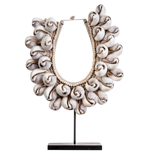 Conchas Figure in White/Brown Colour