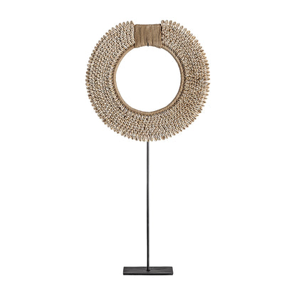 Collar Conchas Sculpture in Natural Colour