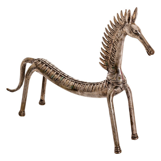 Caballo Figure in Silver Colour