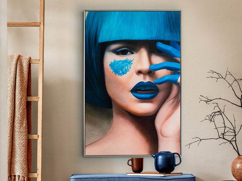 Lienzo Impreso Blue 80X120 - Pinturas - Granada Maison