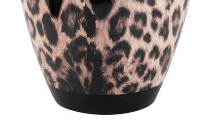 Leopard Ceramic Jar 20X20X42 Cm