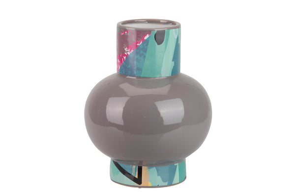 Degraded Ceramic Vase 28X28X36 Cm