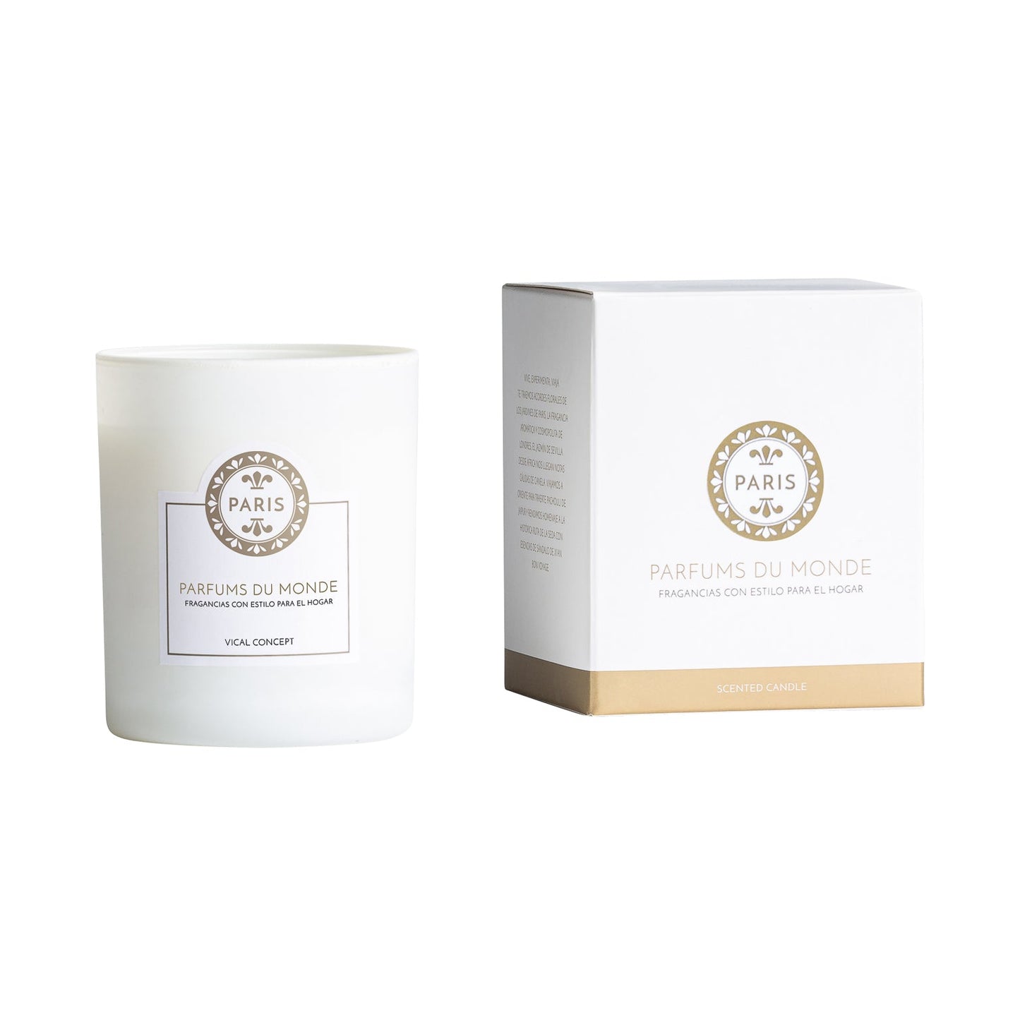 Paris Candle in White Colour