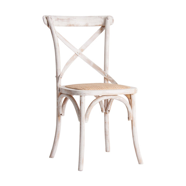 Landas Chair in Off White Colour