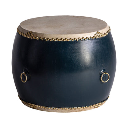 Drum Stool in Navy Blue Colour