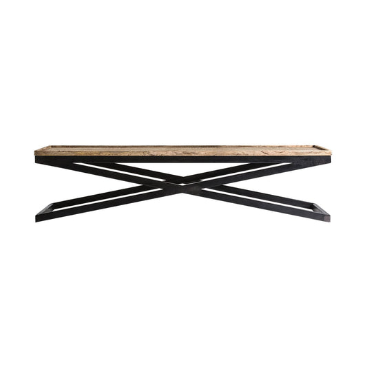 Newak Coffee Table in Black/Natural Colour