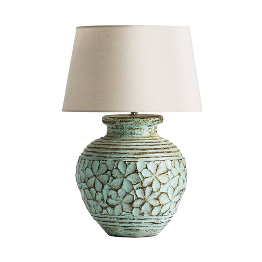 Table Lamp in Green Colour