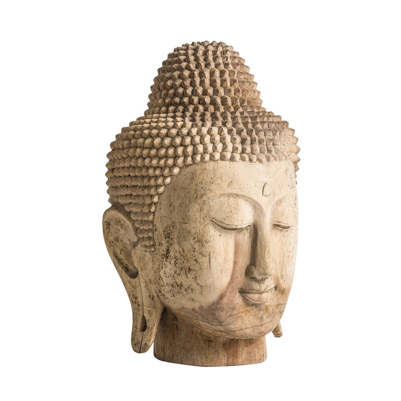 Busto Budha en Color Natural - Figuras y Esculturas Decorativas - Granada Maison