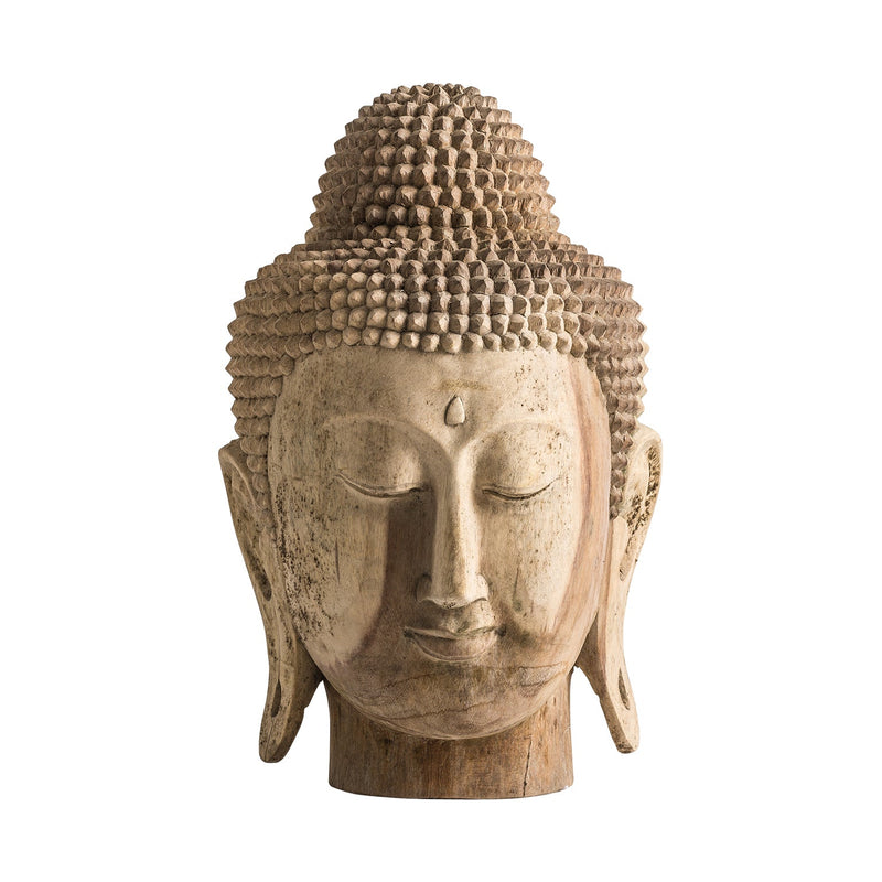 Busto Budha en Color Natural - Figuras y Esculturas Decorativas - Granada Maison