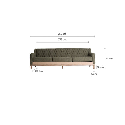 Oze Sofa in Green Colour