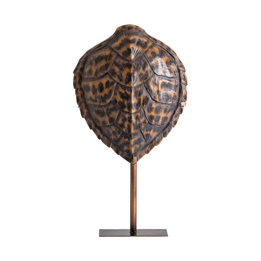 Figurine Tortuga in Black/Copper Colour