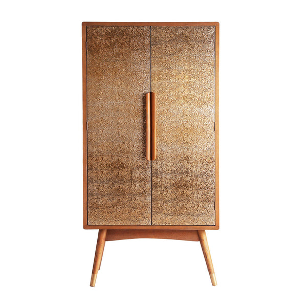 Armario Gold I Marrón/Oro Madera Dm - Armarios - Granada Maison