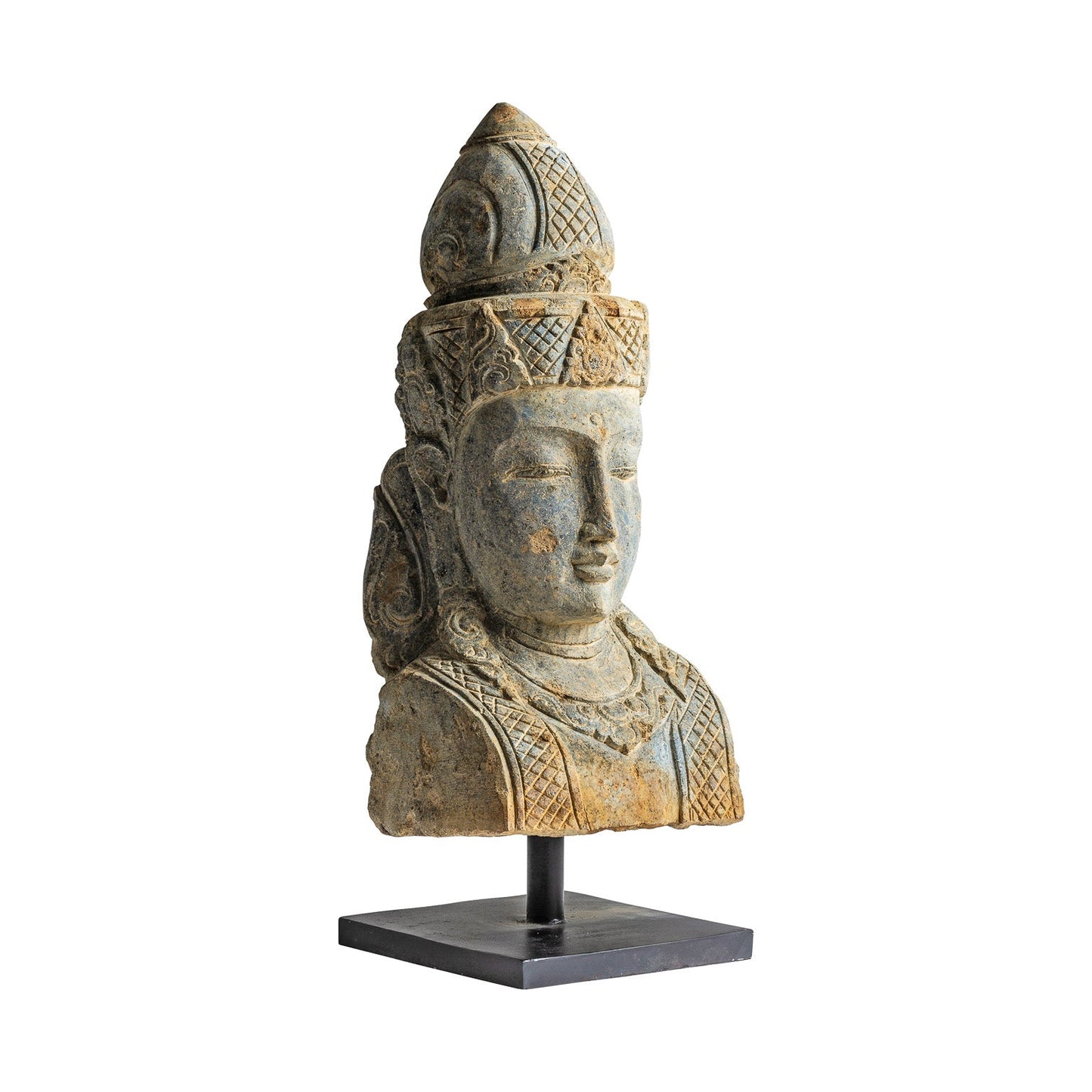 Busto Budha. 30x70x22 cm. - Figuras y Esculturas Decorativas - Granada Maison
