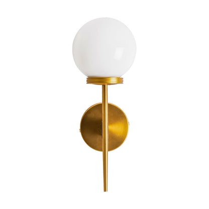 Bola Wall Lamp in White/Gold Colour