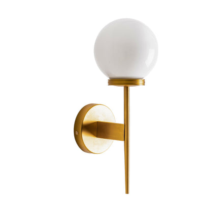 Bola Wall Lamp in White/Gold Colour