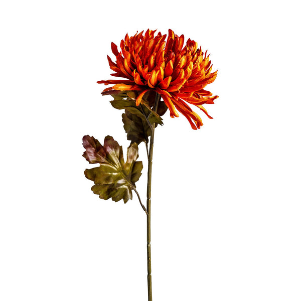 Flor Crisantema en Color Naranja - Plantas/Flores/Cañas Decorativas - Granada Maison