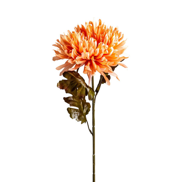 Flor Crisantema en Color Coral - Plantas/Flores/Cañas Decorativas - Granada Maison