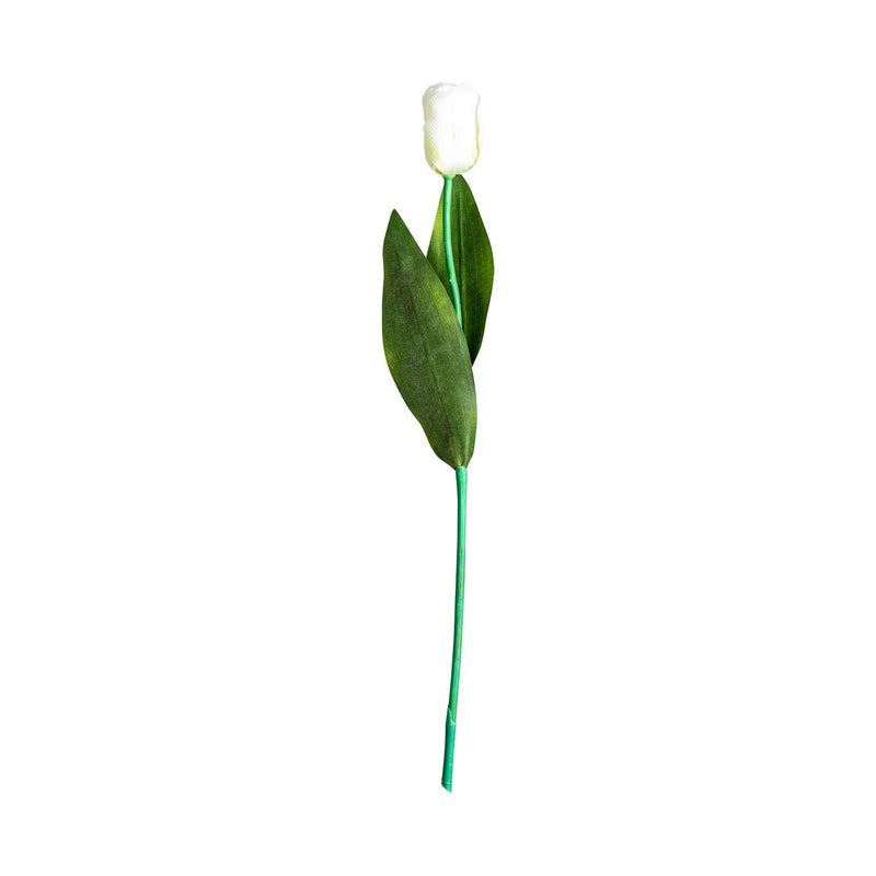 Flor Tulipan en Color Blanco