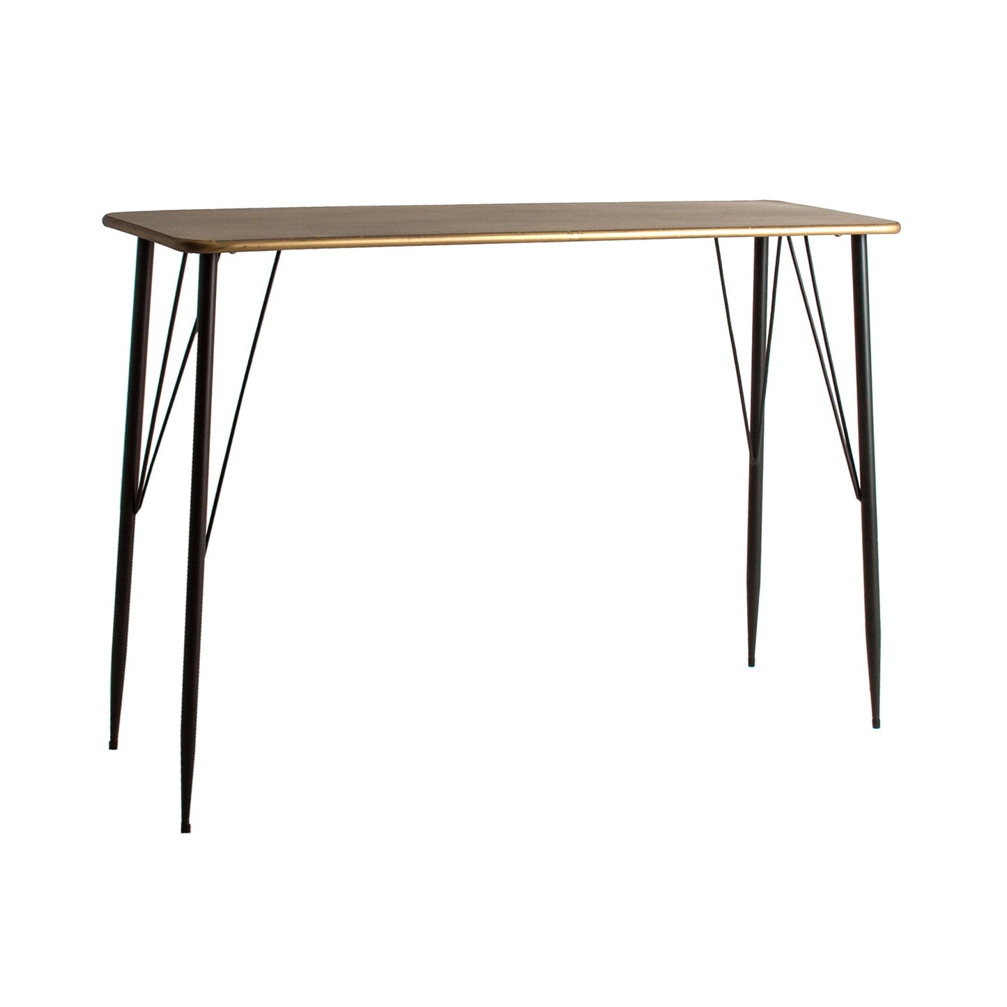 Reken Desk in Black/Gold Colour