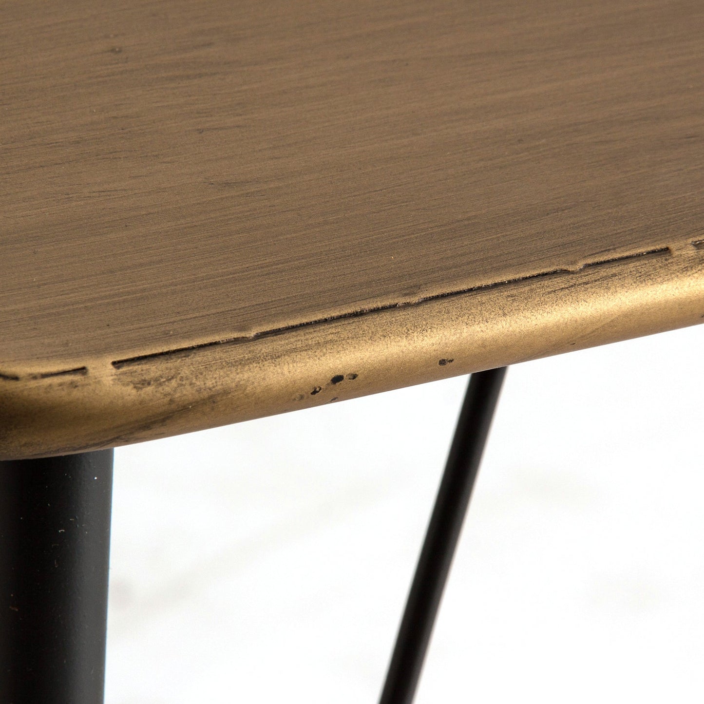 Reken Desk in Black/Gold Colour