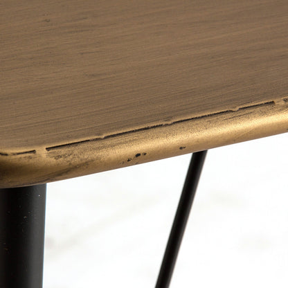 Reken Desk in Black/Gold Colour