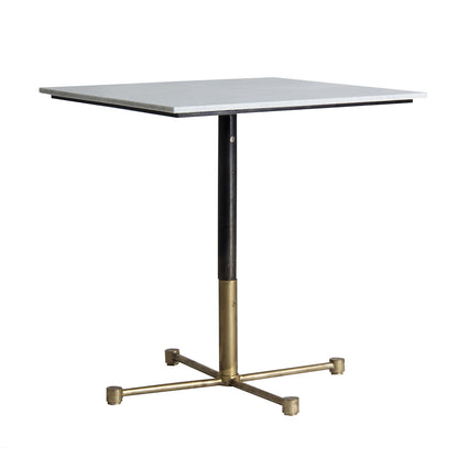 Dahn Side Table in Black/White/Gols Colour