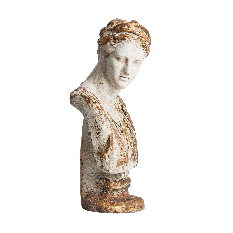 Figura Decorativa Isis en Color Crema/Oro - Figuras Decorativas - Granada Maison