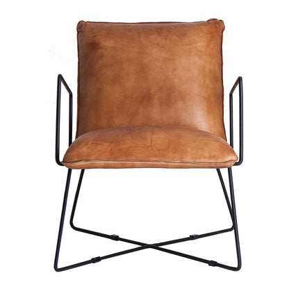 Seney Armchair in Brown Colour